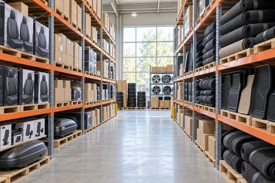 Magazzino accessori auto Retarpettini