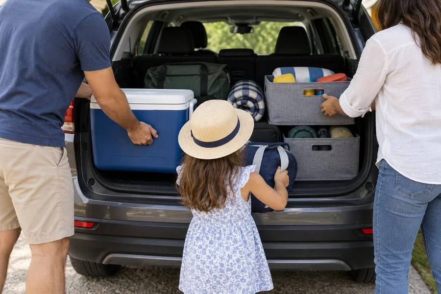 Organizzare il bagagliaio per un viaggio lungo: metodo e accessori